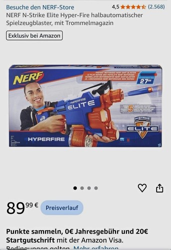 Nerf strike elite - elite, hyperfire