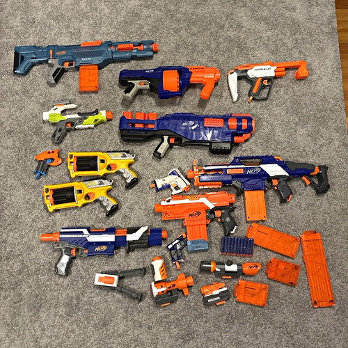 Nerf sammlung dartblaster - nerf,