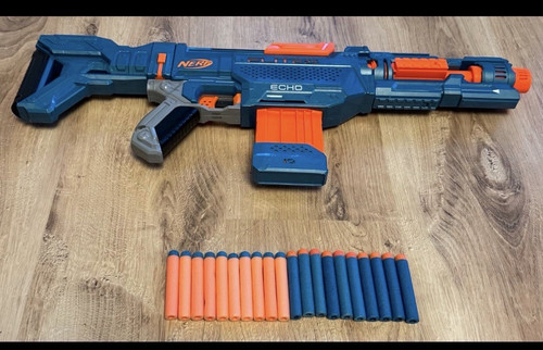 Nerf echo blaster mit magazin - blaster,
