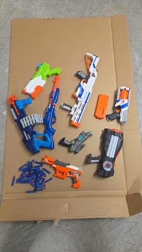 Nerf blaster mit - mit, zubehör
